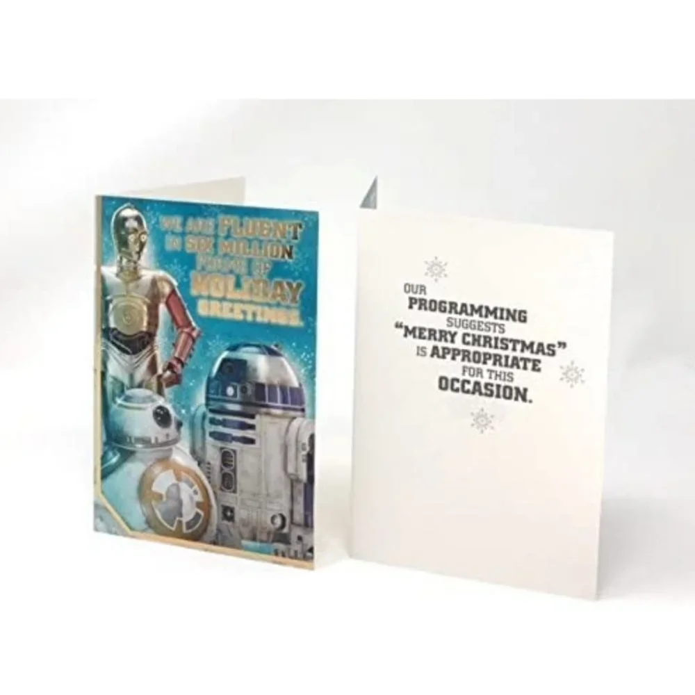 Hallmark Star Wars Christmas Cards 16 C3PO R2D2 Holiday Greetings Box Set
